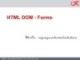 Bài giảng Lập trình ứng dụng mạng - Chương 6: HTML DOM - Forms