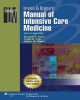 Ebook A manual of intensive care medicine (Sixth edition): Part 2