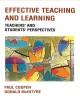 Ebook Effective teaching and learning: teachers' and students' perspectives – Part 1