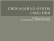 Bài giảng Chẩn đoán, điều trị động kinh - ThS. BS Phạm Thành Trung