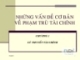 Bài giảng Lý thuyết tài chính tiền tệ: Chương 1 - ĐH Kinh tế